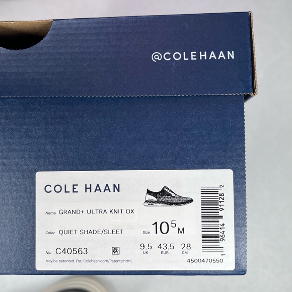 Cole Haan Men’s Grand+ Ultra Knit OX Gray Shoes. Size 10.5 M. - Picture 6 of 7